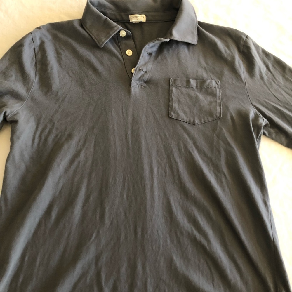 Crewcuts jersey polo shirt